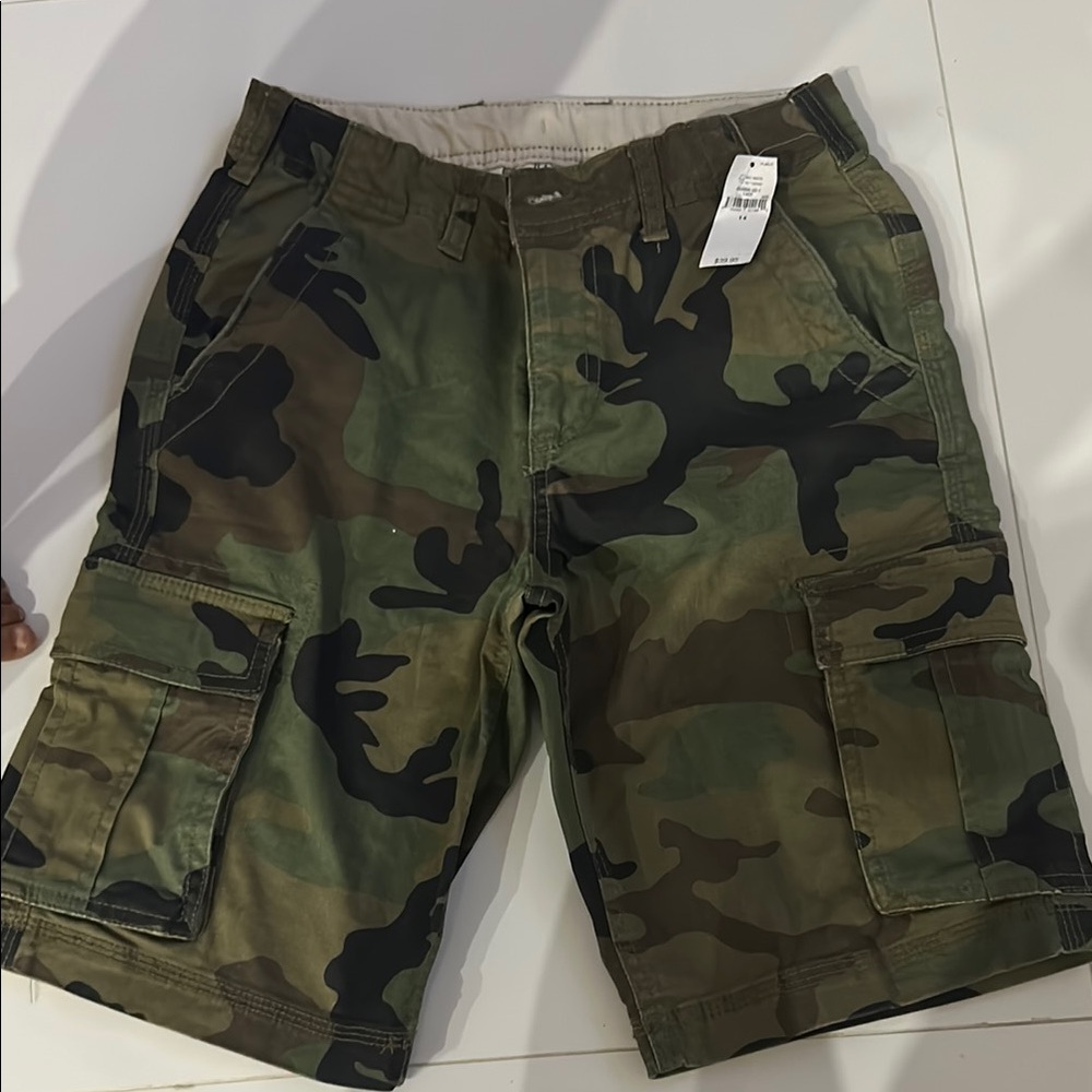Camouflage Cargo Shorts